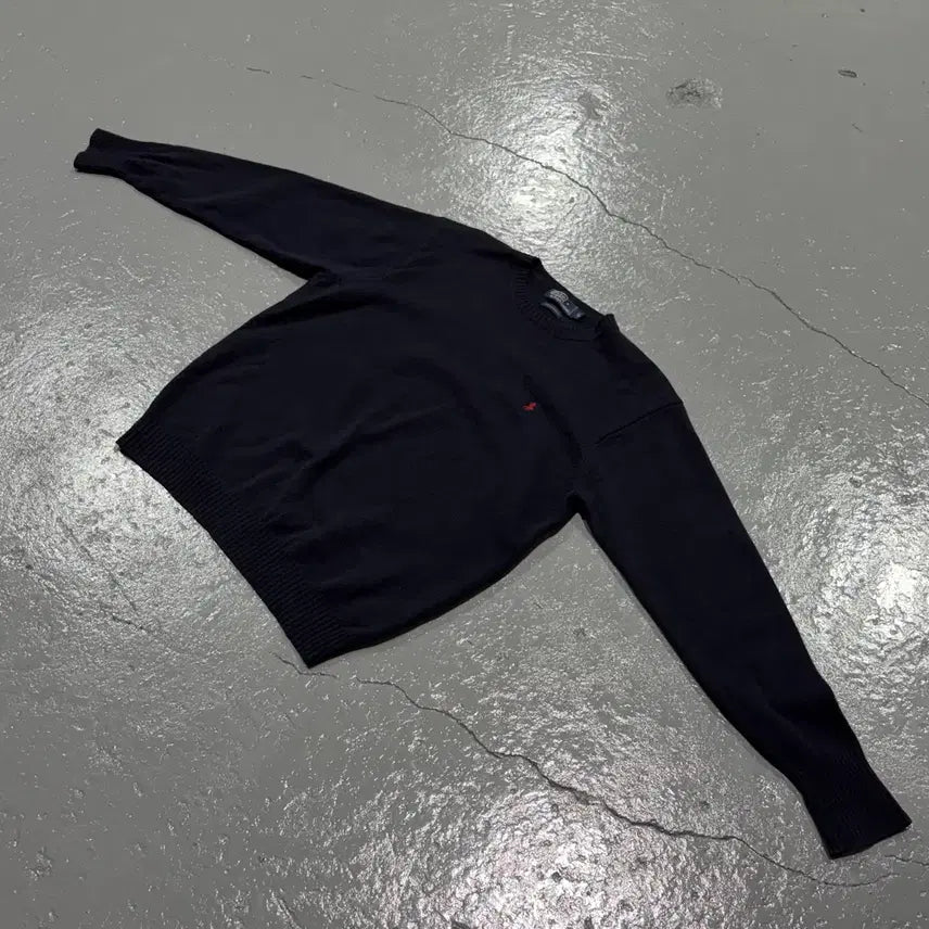 [BUNJANG] Polo Ralph Lauren 100% Lambswool Navy Knit XL / 폴로 랄프로렌(Polo Ralph Lauren) 램스울 네이비 니트
