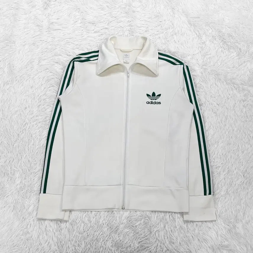 [BUNJANG] Adidas Europa Track Top Jersey White/Green / 아디다스 유로파 트랙탑 져지 흰초