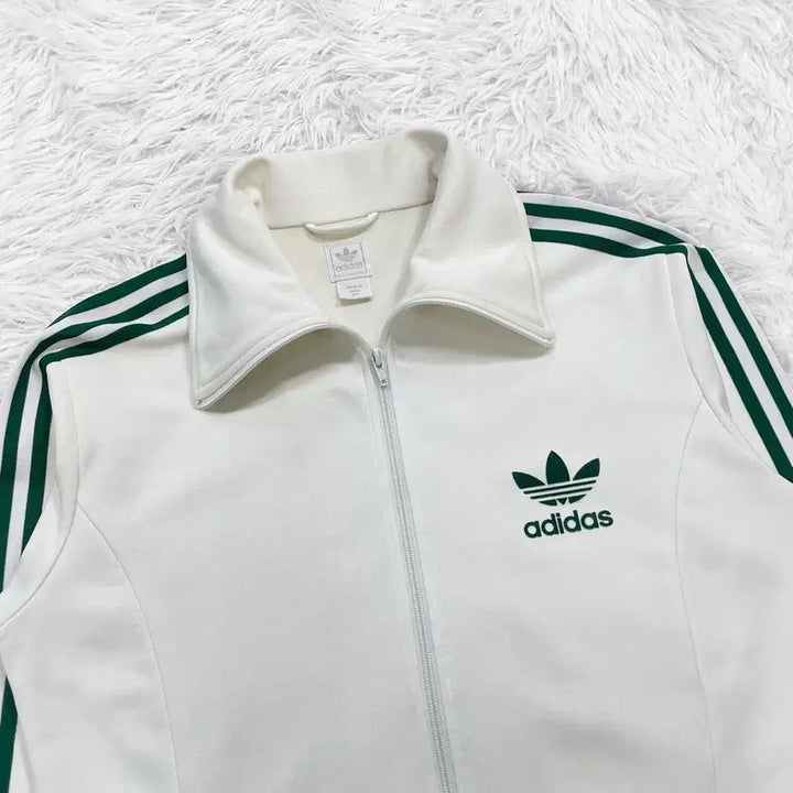 [BUNJANG] Adidas Europa Track Top Jersey White/Green / 아디다스 유로파 트랙탑 져지 흰초