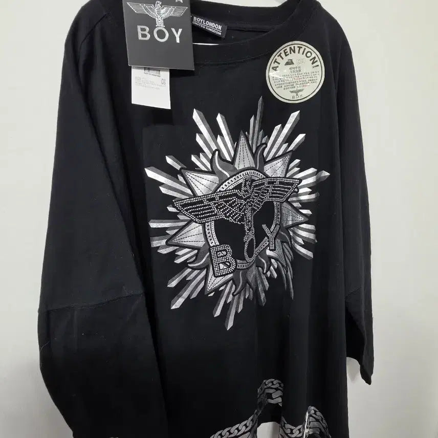 [BUNJANG] Boy London Black Printing T-Shirt / 보이런던 블랙 프린팅  티셔츠
