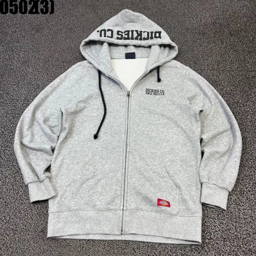 [BUNJANG] Dickies Fleece Lined Hooded Zip-Up Grey M / 디키즈 기모 후드집업 그레이m 0502