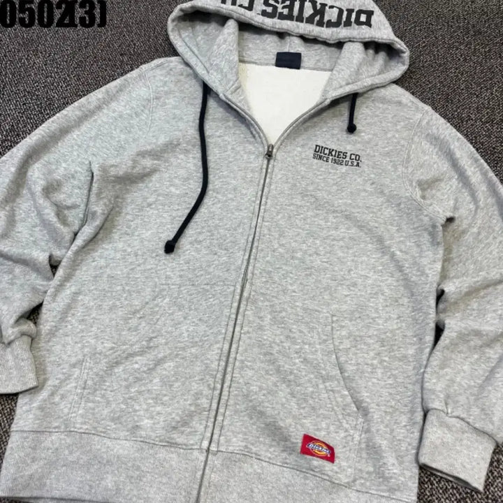 [BUNJANG] Dickies Fleece Lined Hooded Zip-Up Grey M / 디키즈 기모 후드집업 그레이m 0502