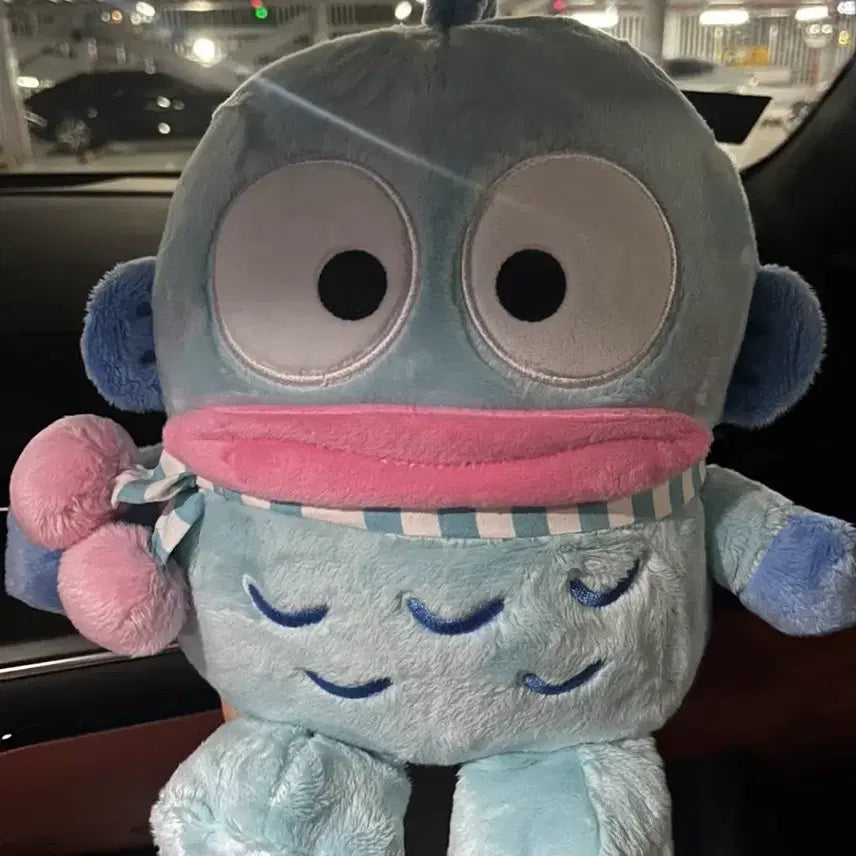 [BUNJANG] Sanrio Hangyodon Neck Scarf Medium Plush Doll / 정품 산리오 한교동 목도리 중형 인형
