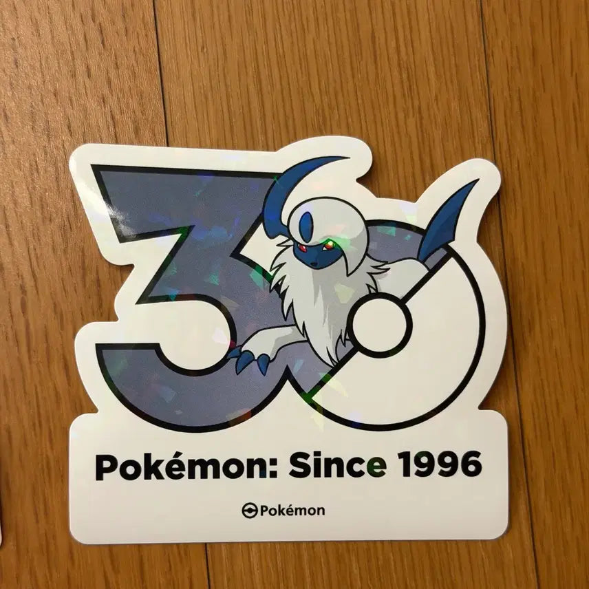 [BUNJANG] Pokemon 30th Anniversary Pop-up Store Logo Sticker - Absol / 세트) 한정판 포켓몬 30주년 팝업 1165종 로고스티커 스티커 앱솔