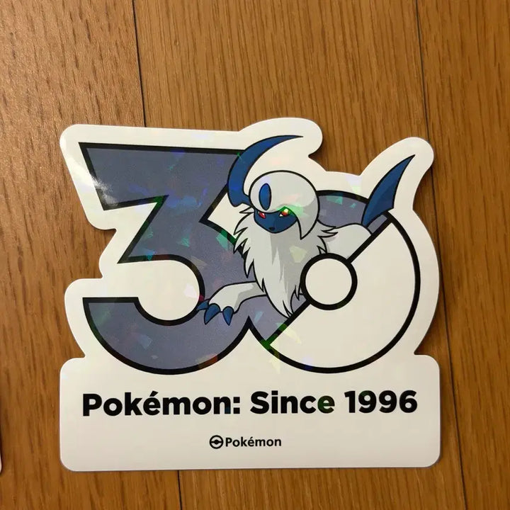 [BUNJANG] Pokemon 30th Anniversary Pop-up Store Logo Sticker - Absol / 세트) 한정판 포켓몬 30주년 팝업 1165종 로고스티커 스티커 앱솔