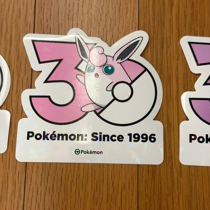 [BUNJANG] Pokemon 30th Anniversary Pop-up Store Logo Sticker - Absol / 세트) 한정판 포켓몬 30주년 팝업 1165종 로고스티커 스티커 앱솔