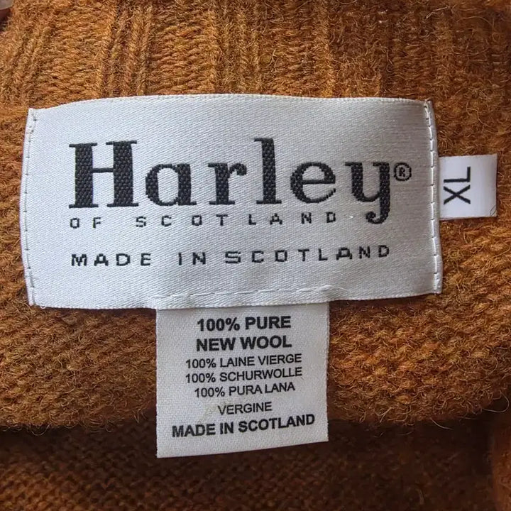 [BUNJANG] Hallyu of Scotland Knit XL Orange / 할리오브스코틀랜드