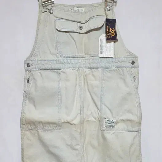 [BUNJANG] Who.A.U Light Wash Denim Dungaree Dress / 후아유 멜빵 연청 데님 원피스