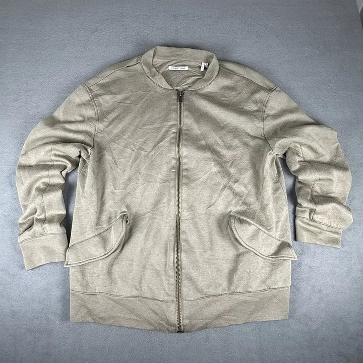 [BUNJANG] Helmut Lang Modal Zip-Up Bomber Jacket Beige / 헬무트 랭 모달 집업 봄버 자켓 베이지