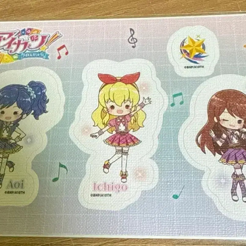 [BUNJANG] Aikatsu! Soleil Ichigo Aoi Ran Pop-up Sticker / 아이엠스타 아이카츠 팝업 스티커 솔레이유 이치고 아오이 란