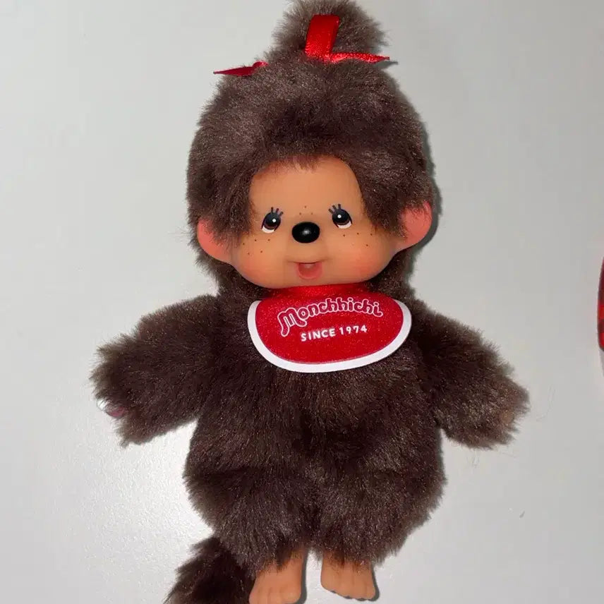 [BUNJANG] Monchhichi Mascot Plush Keychain / 몬치치 마스코트 인형 키링