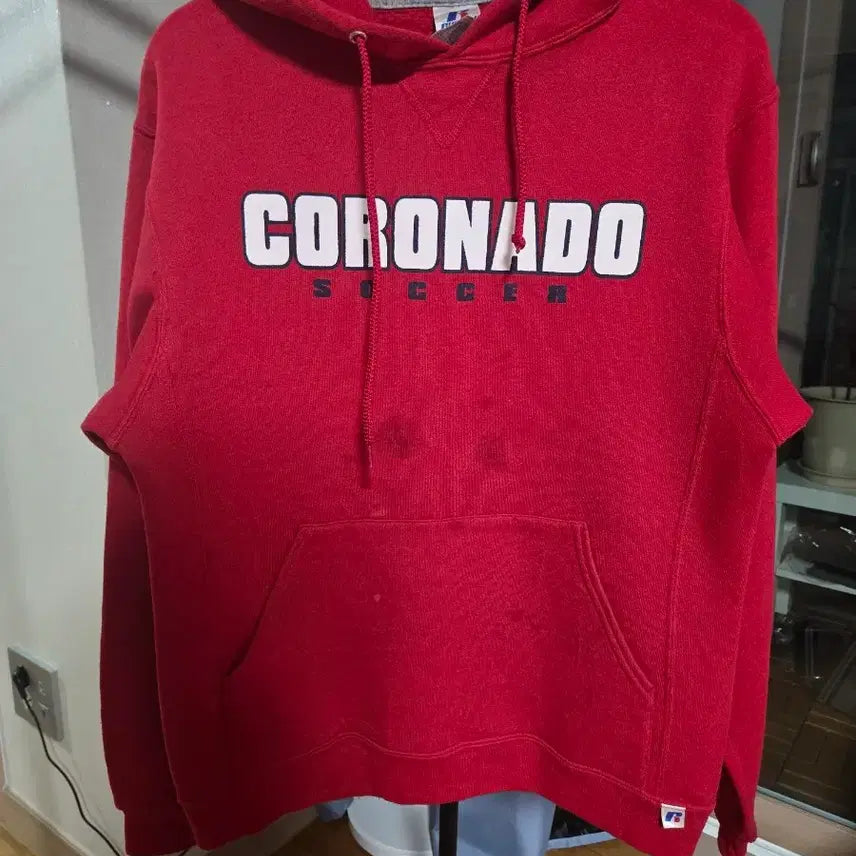 [BUNJANG] Russell Athletic Coronado Soccer College Hoodie / 러셀 애슬레틱 Coronado Soccer 컬리지 후드티