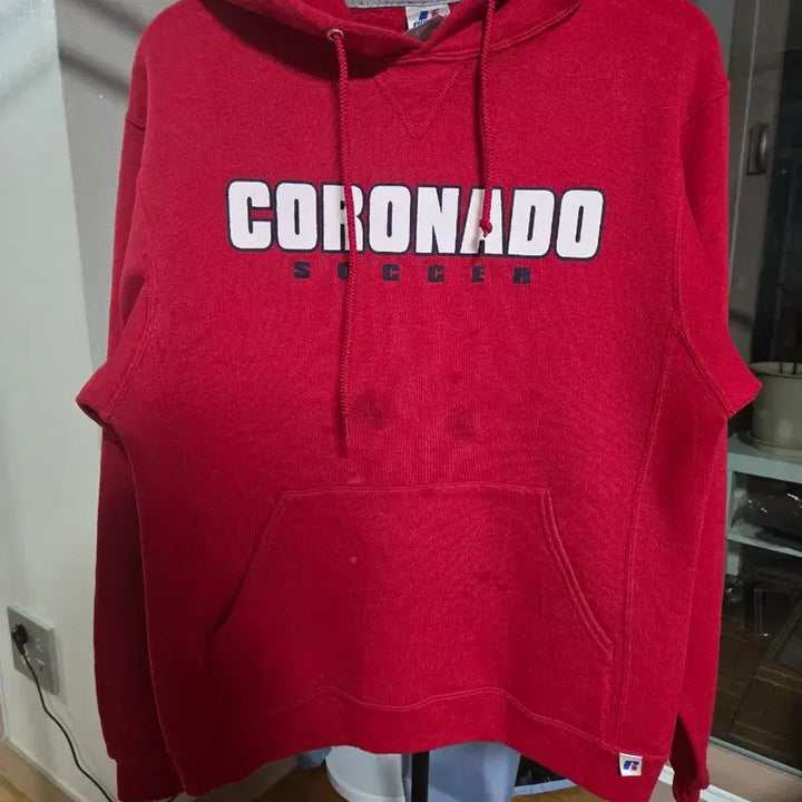 [BUNJANG] Russell Athletic Coronado Soccer College Hoodie / 러셀 애슬레틱 Coronado Soccer 컬리지 후드티