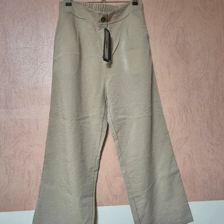 [BUNJANG] Linen Blend Wide Pants / 새상품)린넨 혼방 와이드 팬츠