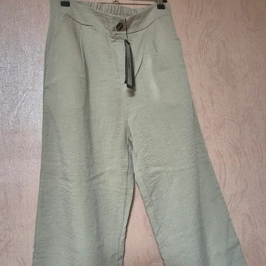 [BUNJANG] Linen Blend Wide Pants / 새상품)린넨 혼방 와이드 팬츠