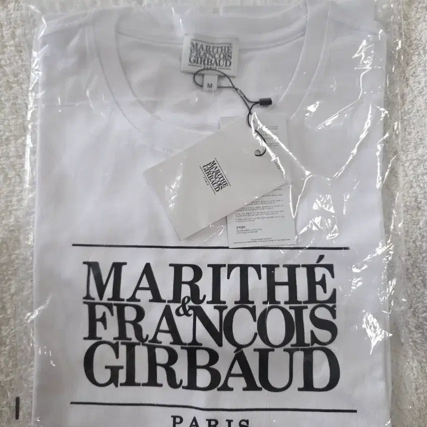 [BUNJANG] Marithe &amp; François Girbaud Unisex Short Sleeve T-Shirt M Black / 마리떼 공용반팔