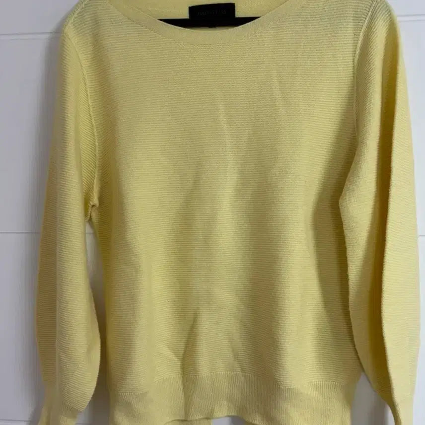[BUNJANG] Untitled Yellow Roundneck Knit M / Untitled 옐로우 라운드넥 니트