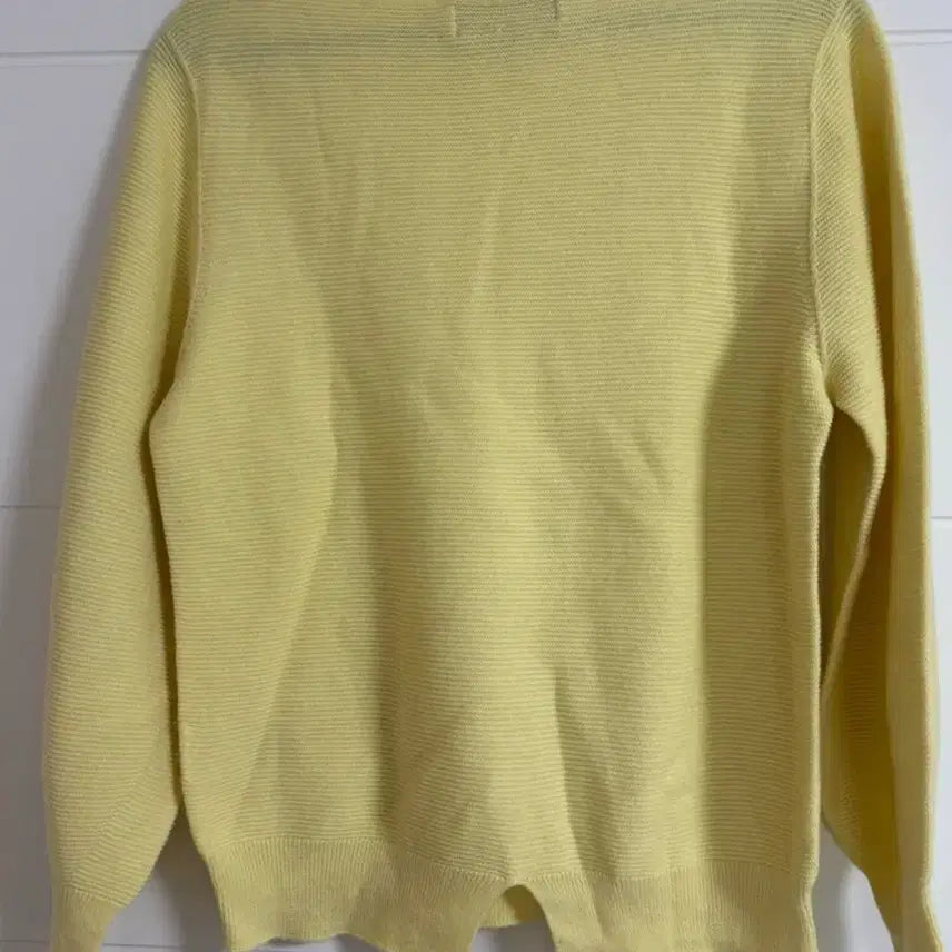 [BUNJANG] Untitled Yellow Roundneck Knit M / Untitled 옐로우 라운드넥 니트