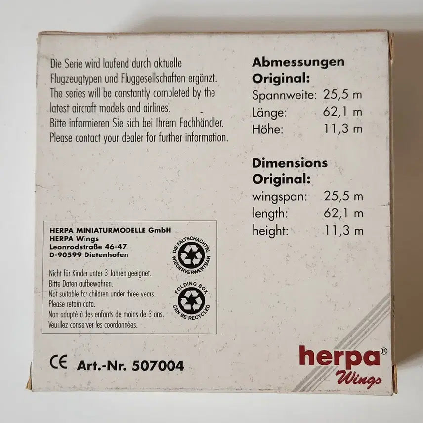 [BUNJANG] Herpa British Airways Concorde 1:500 Model / Herpa 브리티시 에어 Concord 항공기 모형