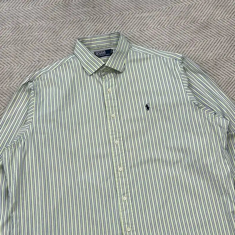 [BUNJANG] Polo Ralph Lauren Striped Shirt / 폴로랄프로렌 스트라이프 셔츠 r3657