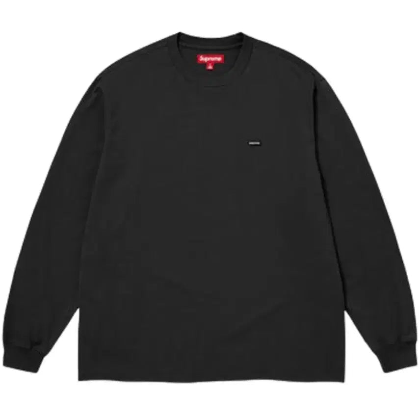 [BUNJANG] Supreme Small Box Logo Long Sleeve T-Shirt Black / 슈프림 스몰 박스 롱슬리브 티셔츠 블랙 - 26SS