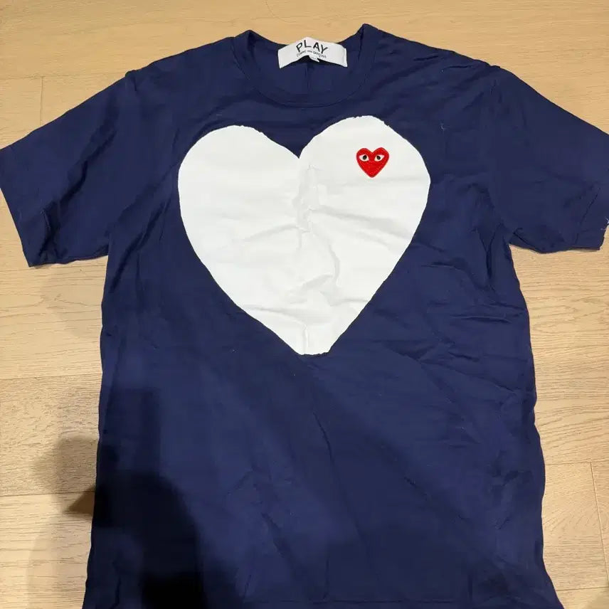 [BUNJANG] Comme des Garçons Play Short Sleeve T-Shirt / 꼼데 플레이 반팔