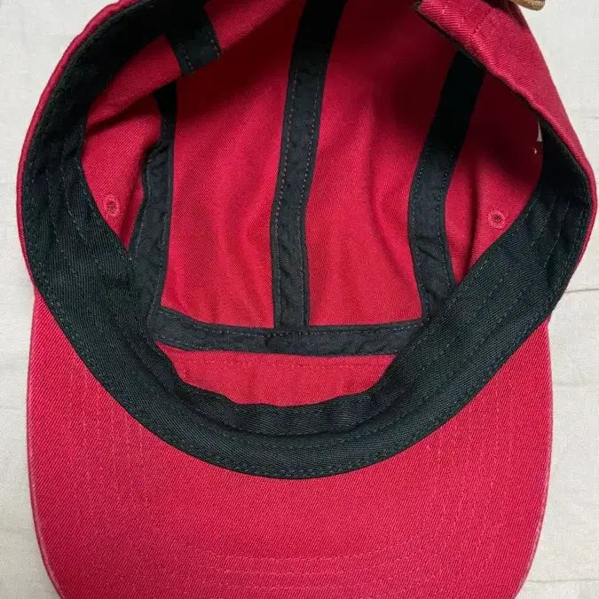 [BUNJANG] Supreme Washed Chino Twill Camp Cap Red / 슈프림 워시드 치노 트윌 캠프캡 레드 - 25SS