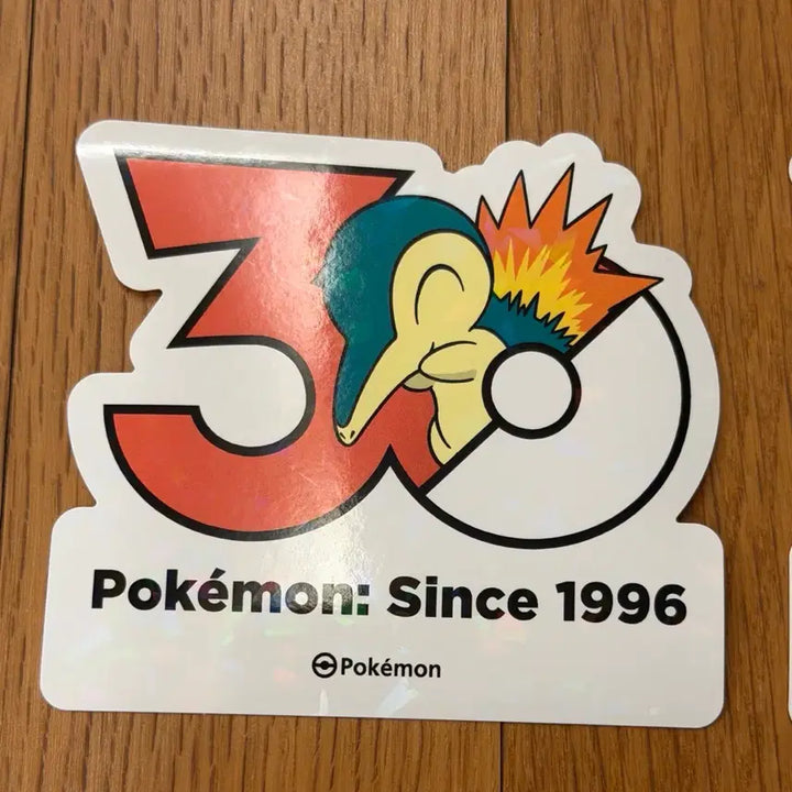[BUNJANG] Pokemon 30th Anniversary Pop-up Store Logo Sticker - Charmander / 세트5장)한정판 포켓몬 30주년 팝업 1165종 로고스티커 스티커 브케인