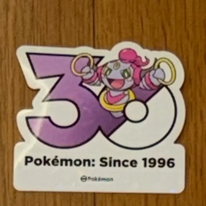 [BUNJANG] Pokemon 30th Anniversary Pop-up Store Logo Sticker - Charmander / 세트5장)한정판 포켓몬 30주년 팝업 1165종 로고스티커 스티커 브케인