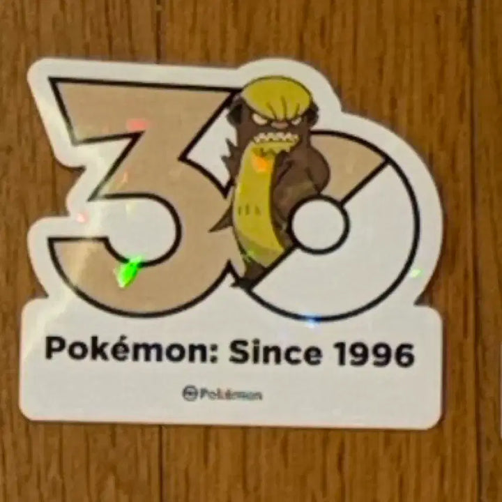 [BUNJANG] Pokemon 30th Anniversary Pop-up Store Logo Sticker - Charmander / 세트5장)한정판 포켓몬 30주년 팝업 1165종 로고스티커 스티커 브케인
