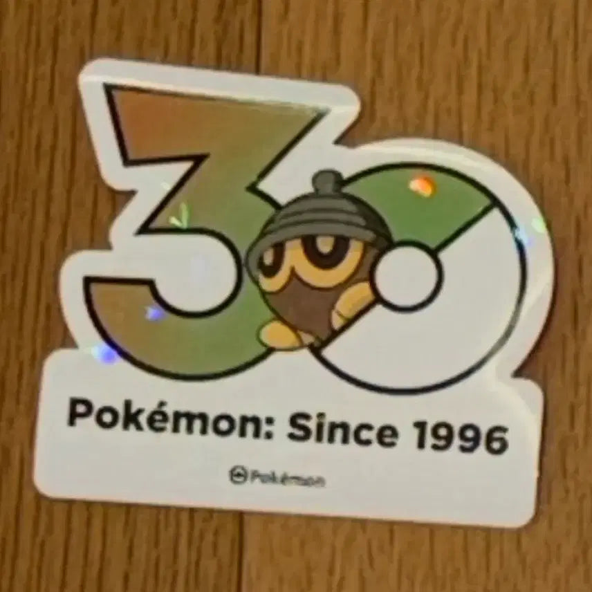 [BUNJANG] Pokemon 30th Anniversary Pop-up Store Logo Sticker - Charmander / 세트5장)한정판 포켓몬 30주년 팝업 1165종 로고스티커 스티커 브케인