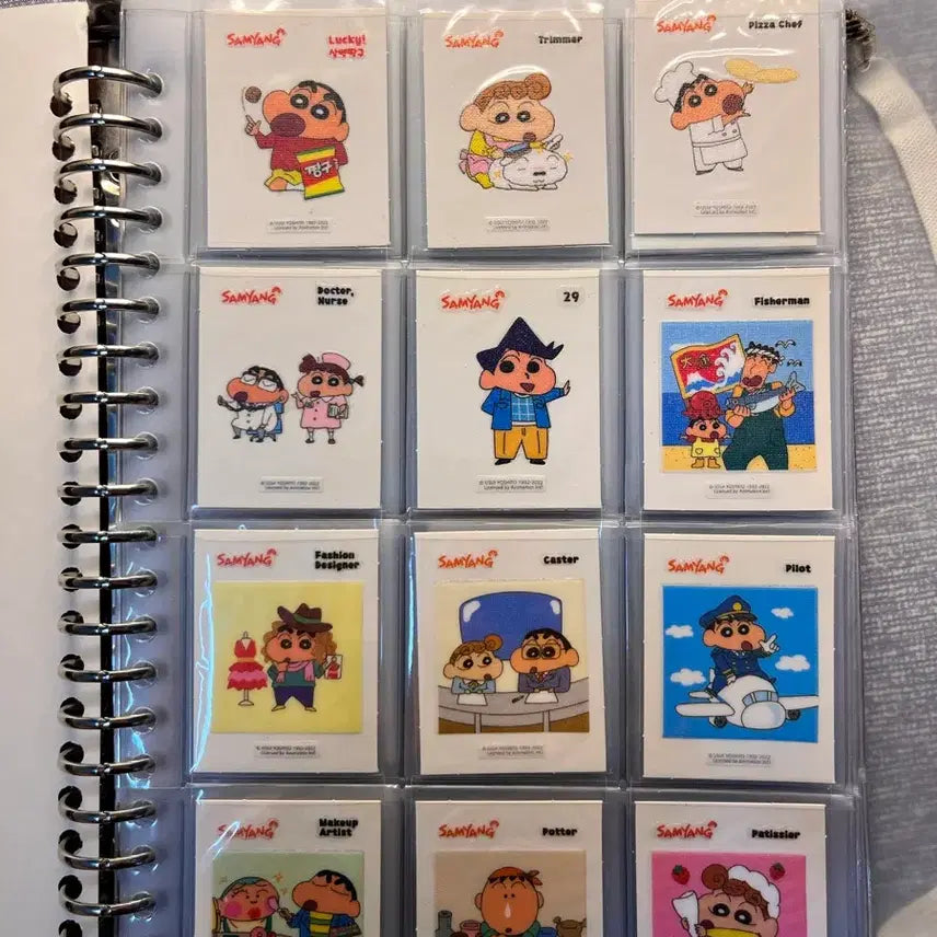 [BUNJANG] Samyang Crayon Shin-chan Occupation Sticker Collection / 삼양 짱구 직업 스티커 컬렉션