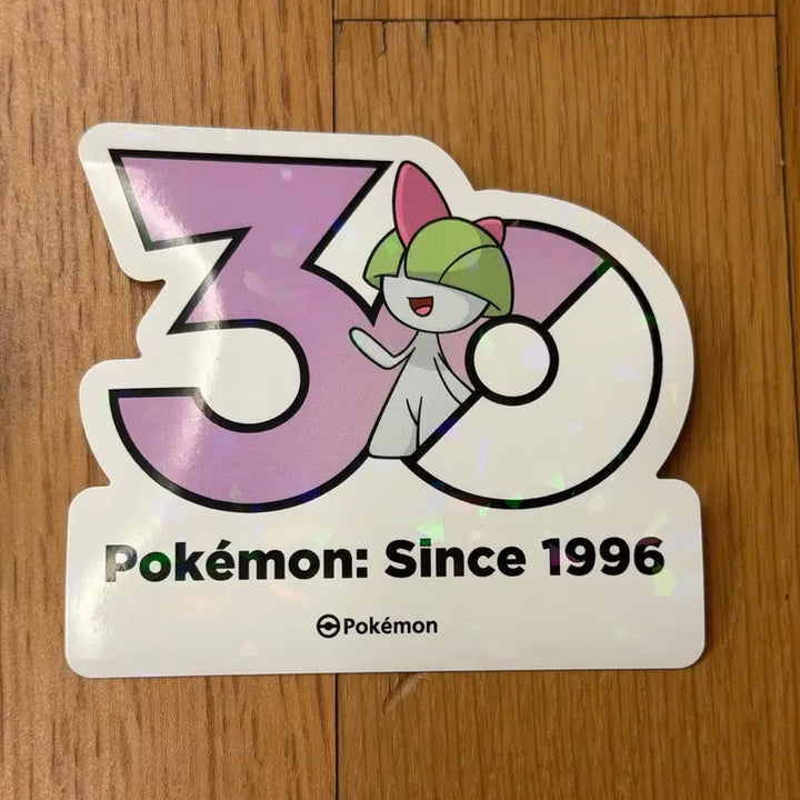 [BUNJANG] Pokemon 30th Anniversary Pop-up Store Logo Sticker - Ralts / 디헤드 미라이돈 테라파고스 포켓몬 30주년 팝업 로고스티커 스티커