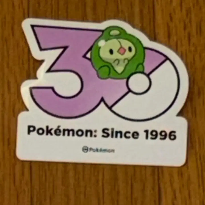 [BUNJANG] Pokemon 30th Anniversary Pop-up Store Logo Sticker - Ralts / 디헤드 미라이돈 테라파고스 포켓몬 30주년 팝업 로고스티커 스티커