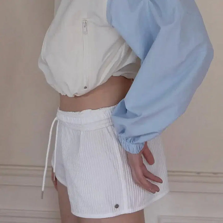 [BUNJANG] Smooth Mood White Shorts New / 스무드무드 화이트 반바지 새상품