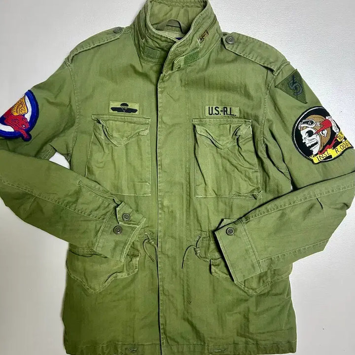 [BUNJANG] Polo Ralph Lauren M65 Skull Jacket / 폴로 m65 야상 해골야상