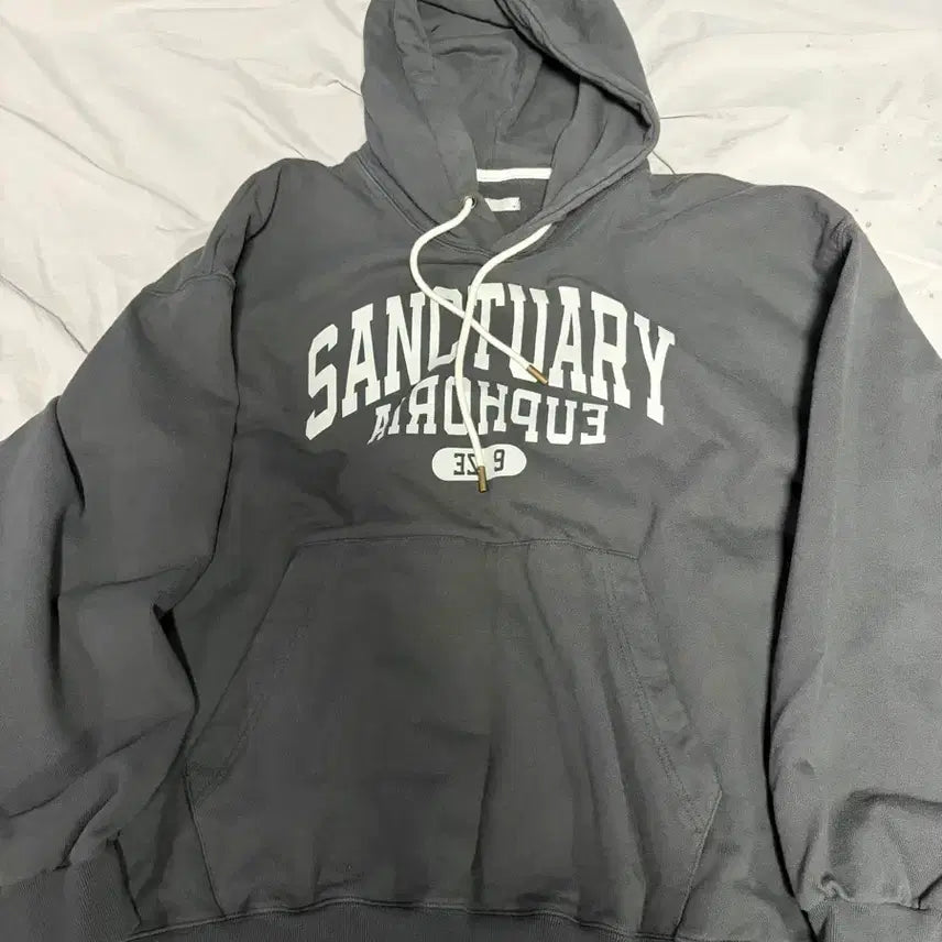 [BUNJANG] Azkaton Euphoria Heavy Cotton Hoodie Deep Gray / (105-110) 에즈카톤 유포리아 딥그레이 후드티