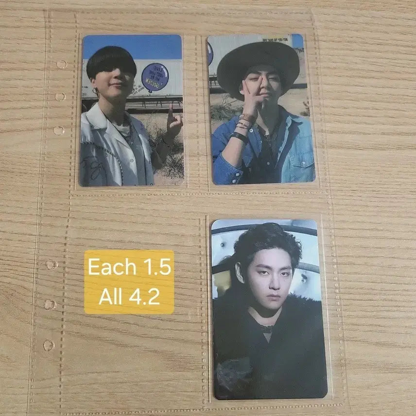 [BUNJANG] BTS RM Yoongi Jimin V Lucky Draw Photocard Bundle Set / 방탄소년단 포카 럭드 특전 남준 윤기 슈가 지민 태형 뷔
