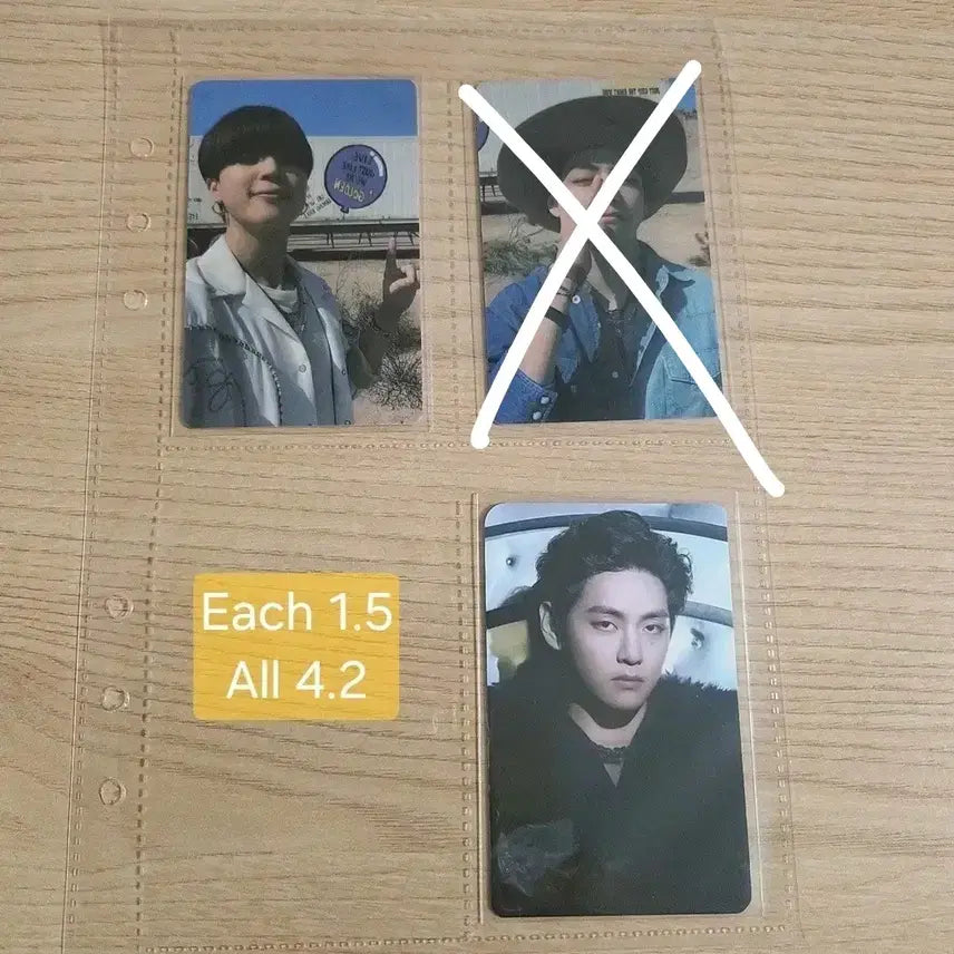 [BUNJANG] BTS RM Yoongi Jimin V Lucky Draw Photocard Bundle Set / 방탄소년단 포카 럭드 특전 남준 윤기 슈가 지민 태형 뷔