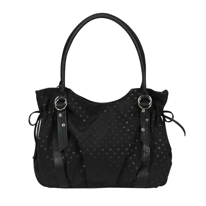 [BUNJANG] Miseki Seoul x Yeomim Collaboration Puff Bag Black Dot / 미세키서울 여밈 콜라보 퍼프 백 블랙 도트