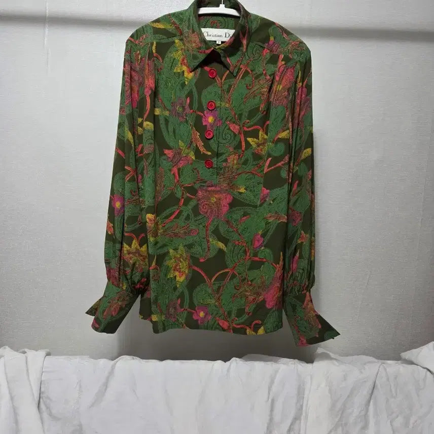 [BUNJANG] Christian Dior Silk Blouse / 일본 크리스찬디올 실크 블라우스