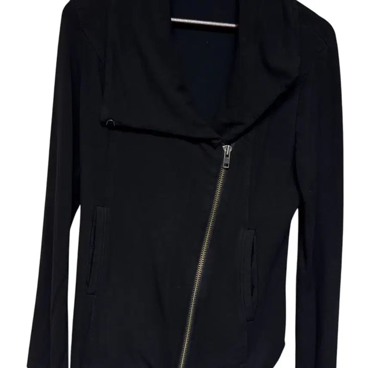 [BUNJANG] Helmut Lang Villers Asymmetric Knit Jersey Moto Jacket Black / 헬무트 랭 빌러스 아시메트릭 니트 저지 모토 자켓 블랙