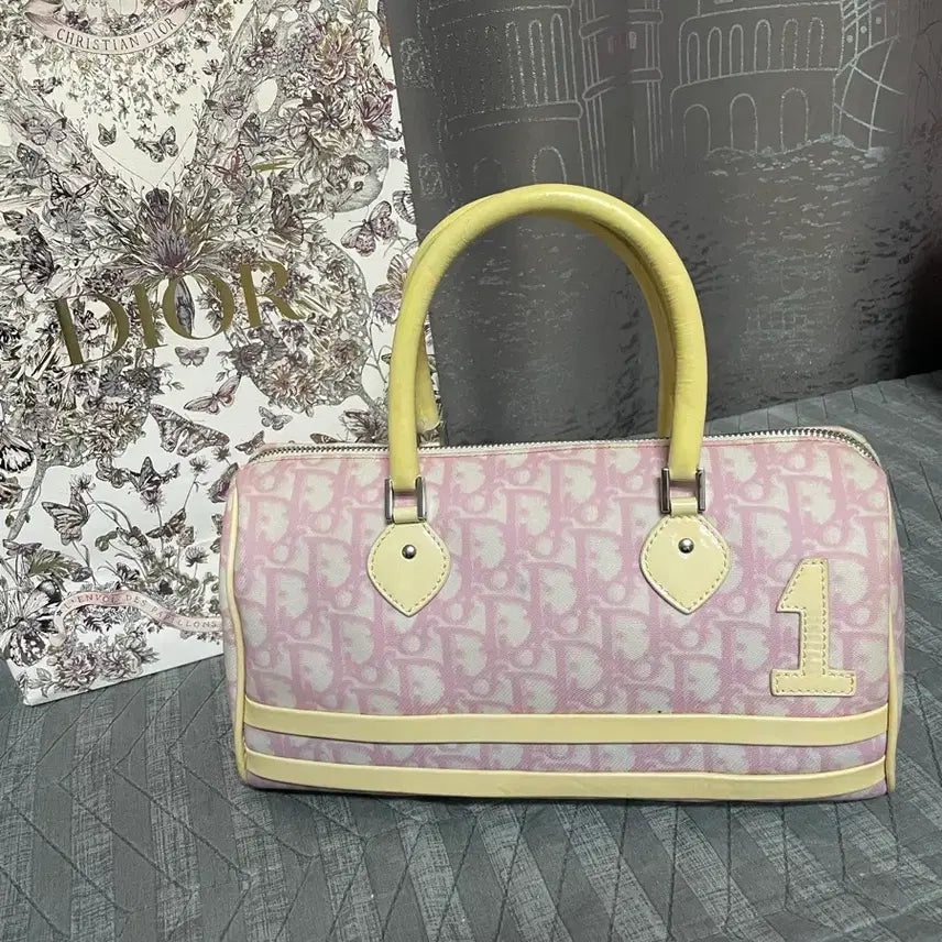 [BUNJANG] Dior Pink Boston Bag / (정품) 디올 핑크 보스턴백 판매합니다