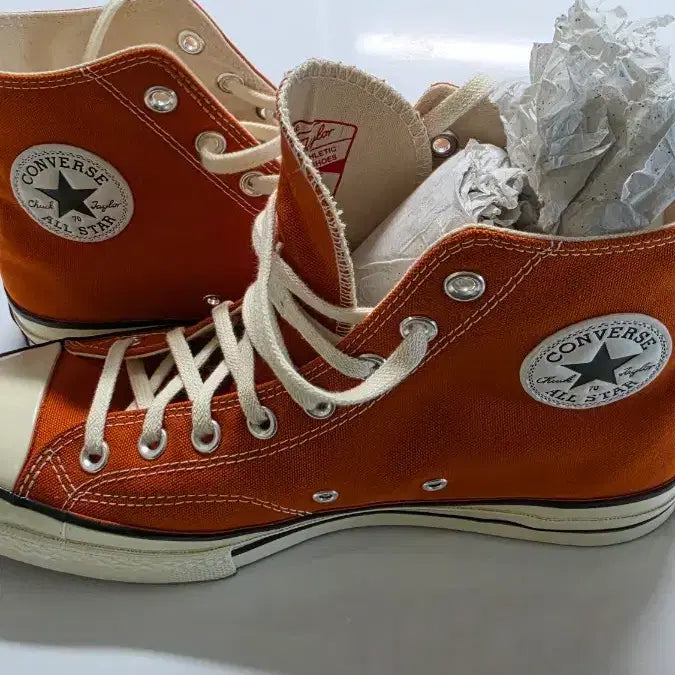 [BUNJANG] Converse Chuck 70 High Top Orange / 컨버스 척70  하이탑 오렌지