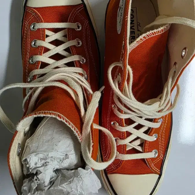 [BUNJANG] Converse Chuck 70 High Top Orange / 컨버스 척70  하이탑 오렌지