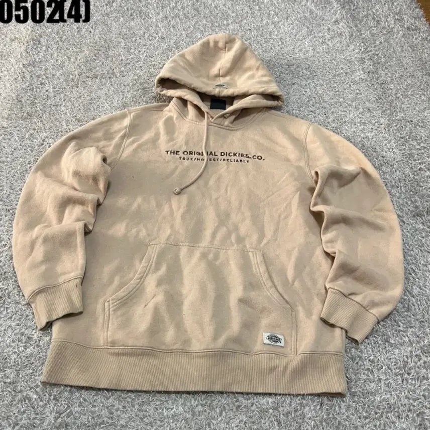 [BUNJANG] Dickies Beige Hooded Sweatshirt XL / 디키즈 베이지색 후드티 XL | 0502