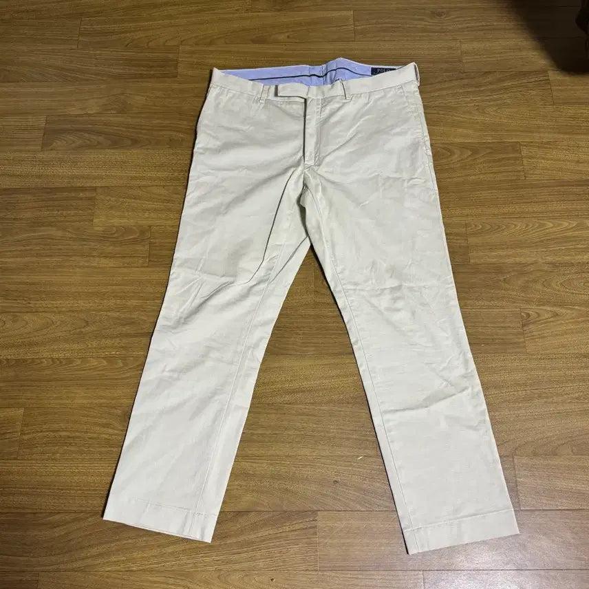 [BUNJANG] Polo Ralph Lauren Stretch Slim Fit Chino Pants Classic Stone Waist 33 / 폴로 스트레치 슬림핏 치노팬츠 클래식스톤 허리33 봄 여름