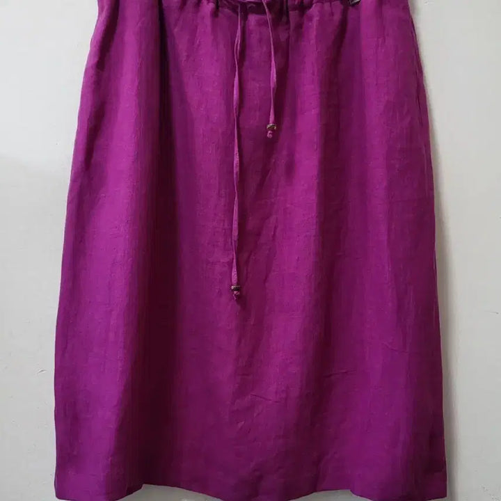 [BUNJANG] Geiger Purple Linen Midi Skirt / 가이거 보라색 린넨 스커트 오스트리아