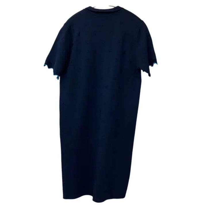 [BUNJANG] Sandro Navy Short-Sleeve Knit Dress / 산드로 네이비 반팔 니트 원피스