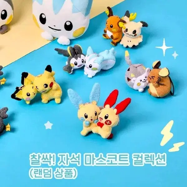 [BUNJANG] Pokemon Charm Magnet Mascot Collection (10 Types) / [메타몽 놀이터] 포켓몬 찰싹 자석 마스코트 컬렉션 10종 전종